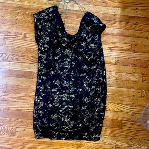 Fashion to Figure Gold & Black Dress